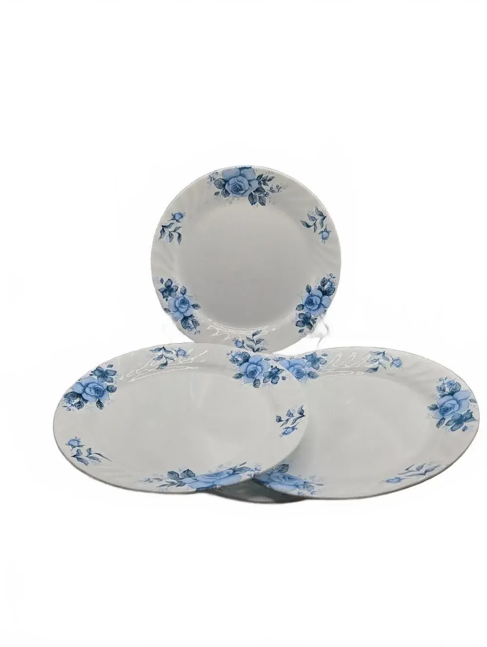 Corelle Blue velvet rose Floral Pattern 10.25